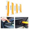 Red triangle handle yellow warp plate 18 pieces set