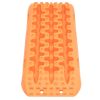 Traction Boards 2 pcs Orange 41.7"x12"x2.8" Nylon